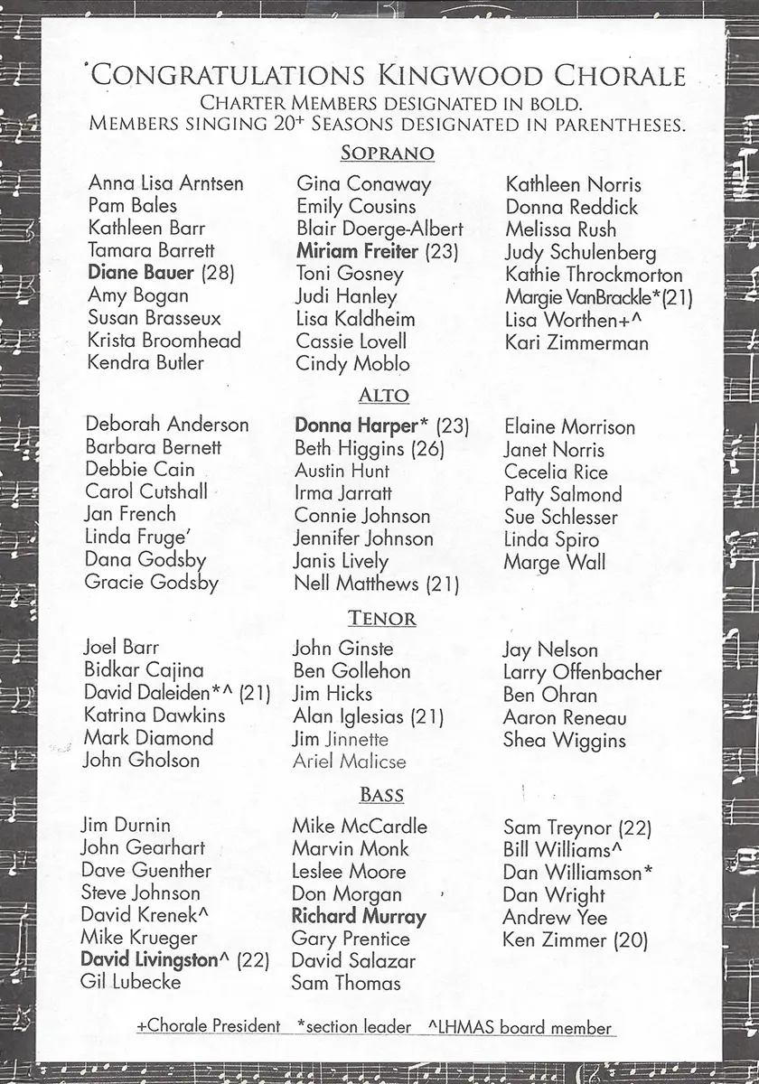 Lake Houston Musical Arts Society