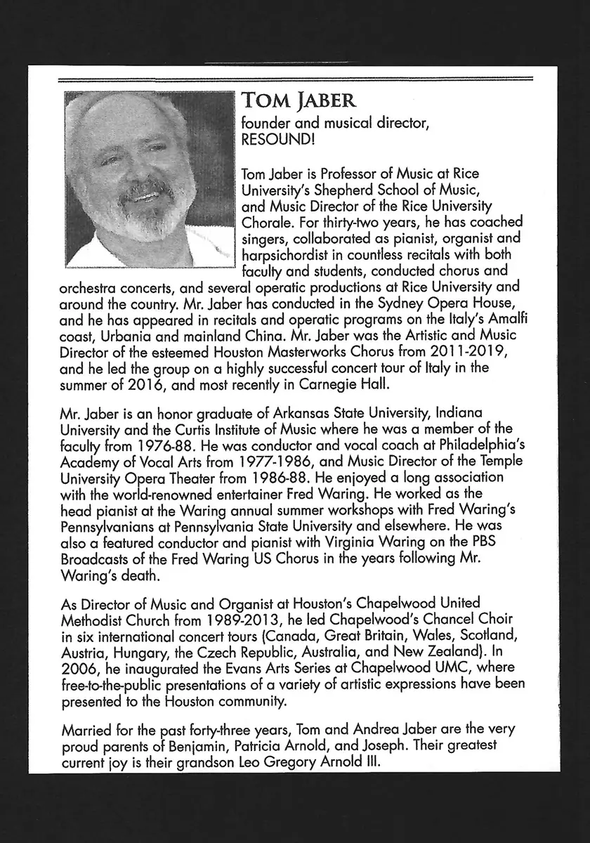 Lake Houston Musical Arts Society